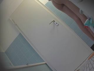 Spying on young hairy pussy in bathroom-4