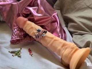 M@nyV1ds - TheRealBellaBelly - Giantess straps you to a dildo-6