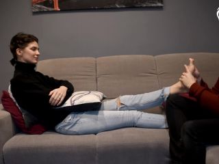 Czech SolesNikola's First Foot Worship In Her Life¡ (Foot Fetish, Sexy Feet, Bare Feet, Czech Soles,Young Feet) - 1080p-9