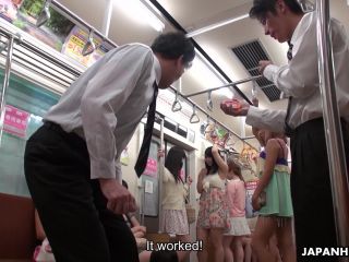 Mikan Kururugi and Tsuna Kimura in train fuck-9