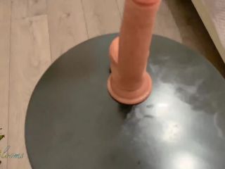 Slips his cock in Stepsister's pussy while she is riding a dildo-6