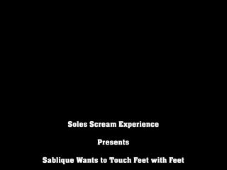 Sablique is Determined to Play Footsie Foot!-9