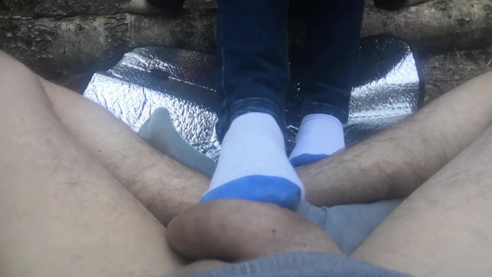 xxx video clip 31 Public Footjob And Socksjob In The Woods – Oksifootjob on femdom porn femdom pornstars