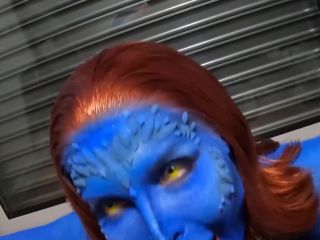 Italian Cosplay  Teenager Fucks Mystique Of The XMen 1080p-7