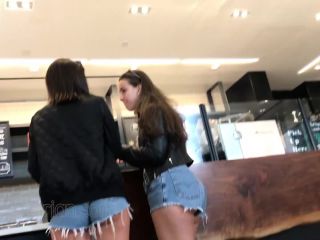 CandidCreeps 829 Booty Shorts Starbucks Candid Creepshot Vide-6