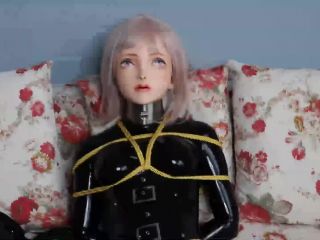 Full Latex Kigurumi Breath Play by Xiaoxin-5