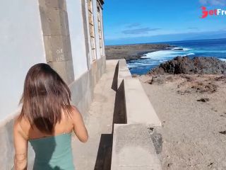 [GetFreeDays.com] Bitch almost caught while shows her butt plug walking around the lighthouse Sex Leak July 2023-4