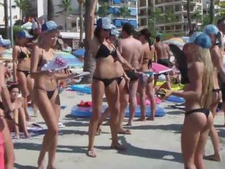 Bar girls dancing on the beach-0