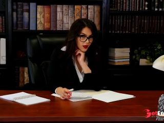 [GetFreeDays.com] Secretary in sexy clothing and sexy lingerie does a striptease for you and masturbates Sex Leak February 2023-0