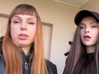 online xxx video 4 Petite Princess FemDom - Mistress Kira and Mistress Sofi - Double POV Spitting And Dirty Sneaker Soles Worship - FullHD 1080p | femdom | pov mina thorne femdom-1