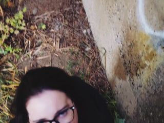M@nyV1ds - CaityFoxx - POV Caught Giving You Head Outside-6