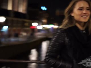 A Night In Amsterdam With Latvian Euro Coed Linda Public-7