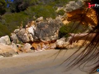 [GetFreeDays.com] Big booty Latina takes a walk on a beach and sucks a massive dick Adult Film July 2023-0