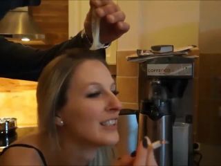 femdom forced gay femdom porn | Movie title Smoking in kitchen | smoking-6