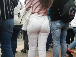 White pants filled to maximum capacity-1