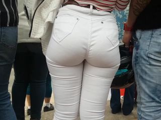 White pants filled to maximum capacity-2