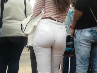 White pants filled to maximum capacity-3