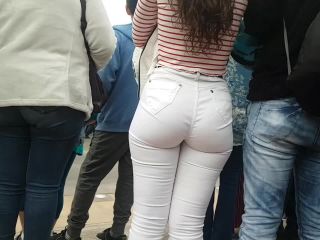 White pants filled to maximum capacity-7