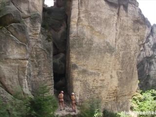 Naked mountain climbing GroupSex!-5
