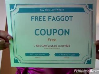 clip 8 Princess Beverly - Faggot Coupon 2 on fetish porn rule 34 femdom-2