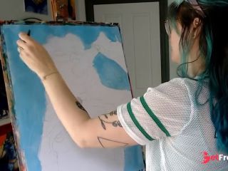 [GetFreeDays.com] A very naughty self portrait painting Sex Clip January 2023-5