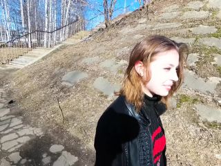 MihaNika69 - Public Blowjob Outdoors under the Bridge - POV-0