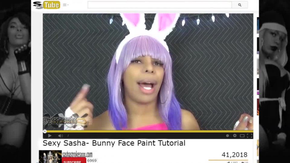 Sexy Sasha Bunny XXX Tutorial - (Shemale porn)