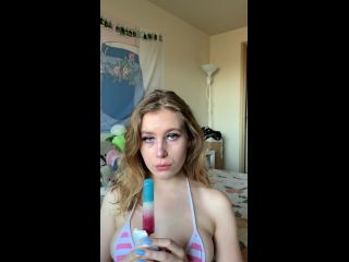 maria wattel femdom teen | FionaSprouts – Sucking on a popsicle | licking-1