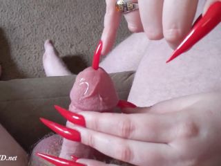 Extra Long Red Nails Handjob And Peehole Play – ClawsQueen,  on handjob porn -3