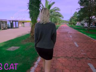Kiss Cat - 4k Public Agent - 18 Babe Flashing Tits with Close up Pussy in Central Park  | pov | pov-8