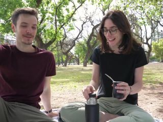 How Does A Day At The Park End Up With A Public Blowjob? - Cute Teen Swallows Cum - Pornhub, John and Sky (FullHD 2021)-1