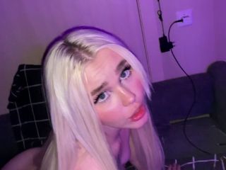 Blondessa - Chic blonde showed her deep throat and put tight pussy under the cock - Drooling deepthroat-0