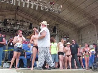Abate of Iowa Biker Rally Hot Body Contest from First Day (Thursday) BigTits!-2
