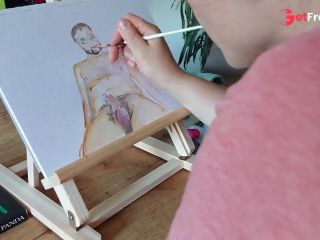 [GetFreeDays.com] Drawing a naked guy Sex Stream February 2023-4