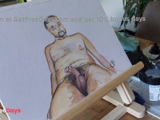 [GetFreeDays.com] Drawing a naked guy Sex Stream February 2023-8