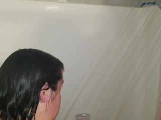 Sexy BBW Takes a Shower, Gets Facial bbw SexyNEBBW-3