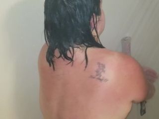 Sexy BBW Takes a Shower, Gets Facial bbw SexyNEBBW-5