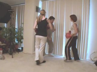 Crystal and Jordyn Ball Boxing Full Clip-6