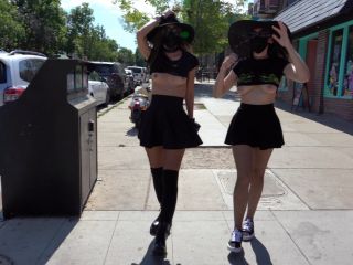 [GetFreeDays.com] Underboob Street Walk with LilyMaeExhib! - Shy Goth ai porn hardcore-5