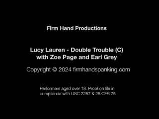 xxx video clip 13 FirmHandSpanking – Lucy Lauren – Double Trouble – C - spanking m/f - fetish porn maitresse madeline femdom-0