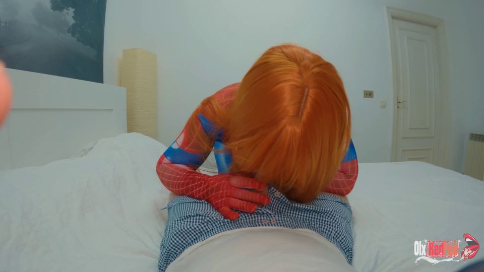 The Amazing SpiderGirl Gets Hard Anal Fack And Creampie In Asshole 1080p