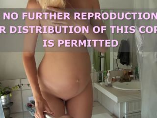 Pregnant-8 Month Girl Takes a Bath Masturbates on masturbation porn femdom love-1