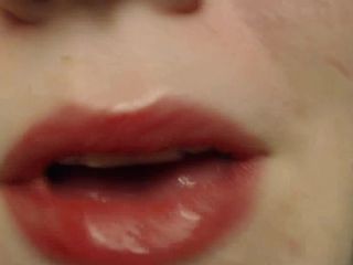 online xxx clip 40 Bright red findom mouth | teeth | femdom porn throat fetish-4