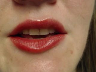 online xxx clip 40 Bright red findom mouth | teeth | femdom porn throat fetish-9