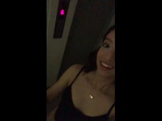 M@nyV1ds - AriaBaker - Naked in the building and the elevator-3
