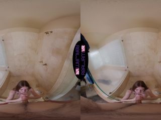 VR Porn: Myra Moans - Teen Pussy Takes Shower UltraHD 4K.-2
