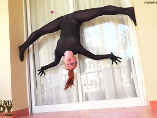 flexible girls in full body zentai-2