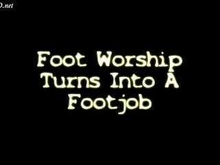 Foot Worship Turns Into A Footjob – Ivy Secret-0