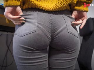 [GetFreeDays.com] Hot Secretary In Tight Jeans Teases Ass With Visible Panty Line Porn Video December 2022-9