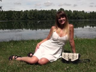 Tiffany - Tiffany, 22 years old, publicly fucked by a lake [FullHD 1080p] | french | blonde porn porn hardcore group-0